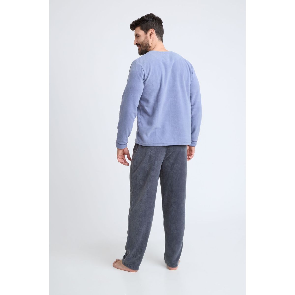 BECKIL - BECKIL COD 3133 PIJAMA POLAR ABIERTO