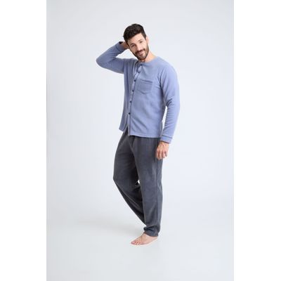 Imagen 2 del producto COD 3133 PIJAMA POLAR ABIERTO