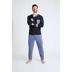BECKIL - COD 3126 PIJAMA ALGODON DELGADO CLASICO BOLSILLO