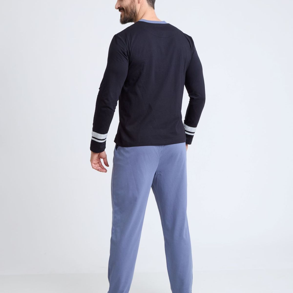 BECKIL - BECKIL COD 3126  PIJAMA ALGODON DELGADO CLASICO BOLSILLO