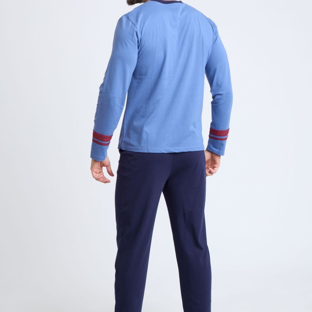 BECKIL - BECKIL COD 3126  PIJAMA ALGODON DELGADO CLASICO BOLSILLO