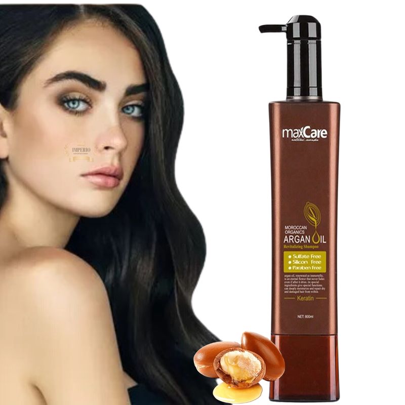 MAXCARE - Shampoo Reparación Argan Para Cabello Caída