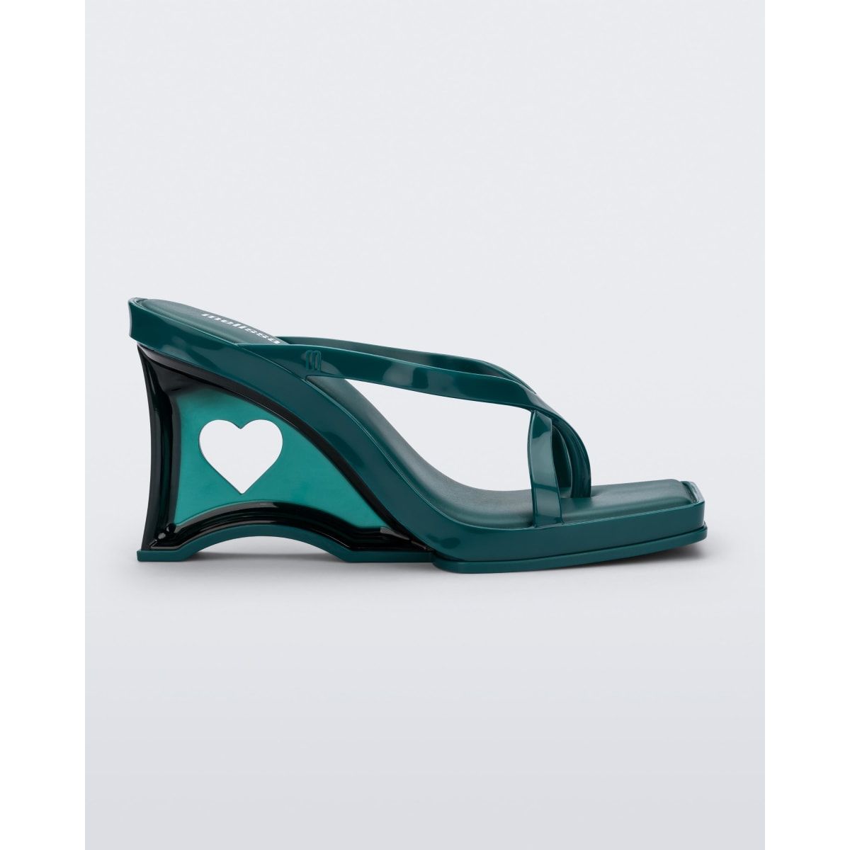 MELISSA - Sandalia Melissa Glass Heel Verde/Verde Transparente