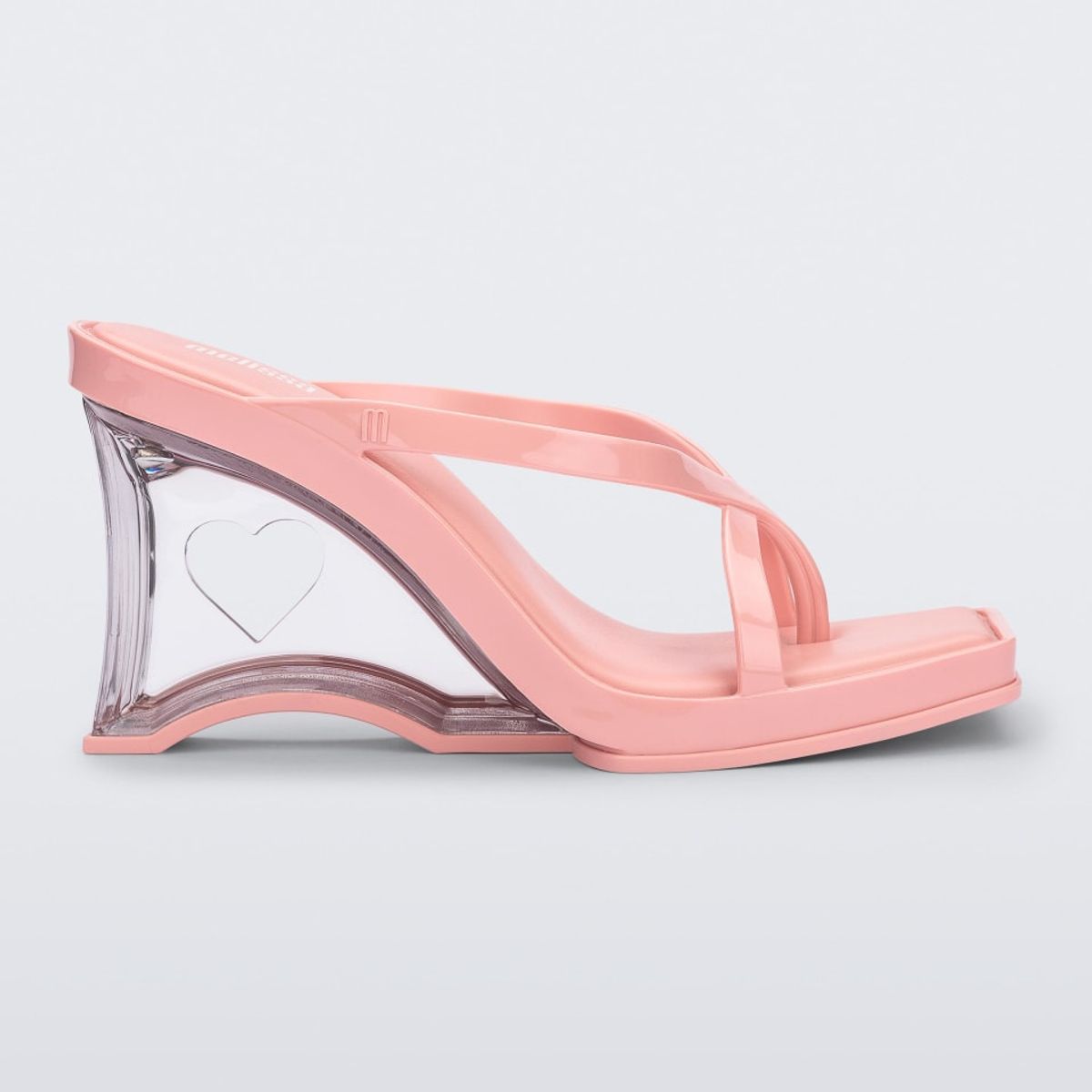 MELISSA - Sandalia Melissa Glass Heel Rosa/Vidrio