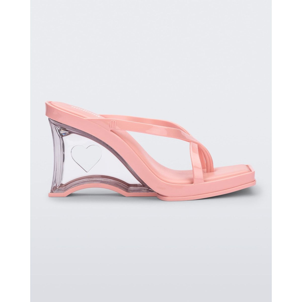 MELISSA - Sandalia Melissa Glass Heel Rosa/Vidrio