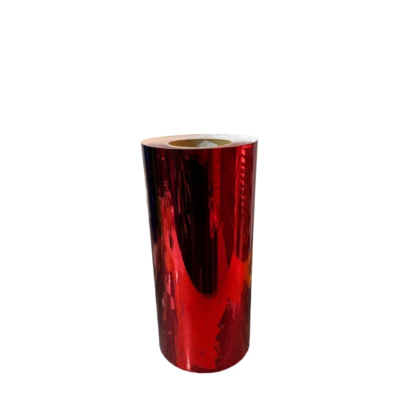 NEON - Vinilo Adhesivo De Corte Decorativo Rojo Metalico 30 Cms X 5 Mts