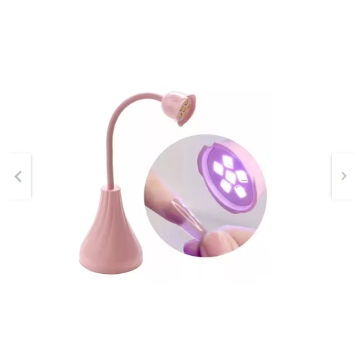 GENERICO - Lampara Uv Led Soft Gel X Inalámbrica Manicure 18w Rosa