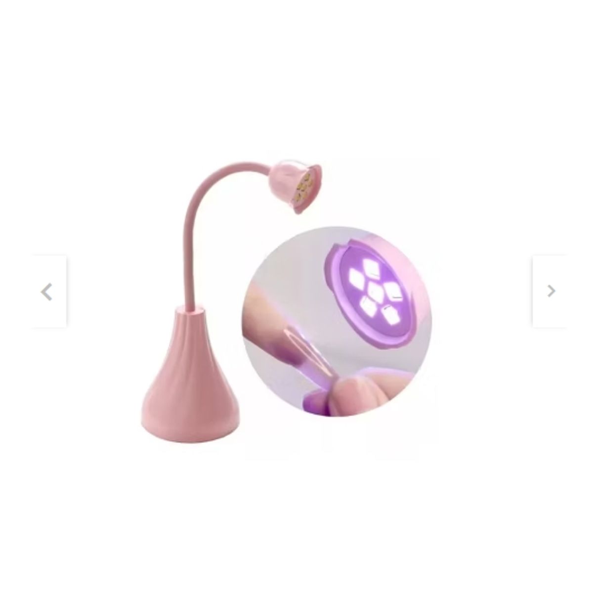 GENERICO - Lampara Uv Led Soft Gel X Inalámbrica Manicure 18w Rosa