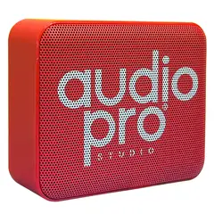 AUDIO PRO - Parlante Inalambrico Bluetooth Recargable 3W Rojo