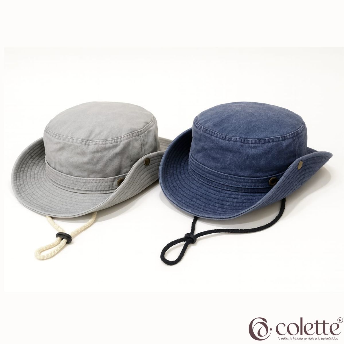 COLETTE - Gorro Safari Australiano Algodon Colores Varios