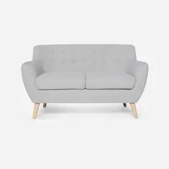 ROSEN - Sofá Rafaella Tela Beige Claro 2 Cuerpos