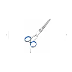 GENERICO - Tijera De Corte Filo Navaja Azul Profesional