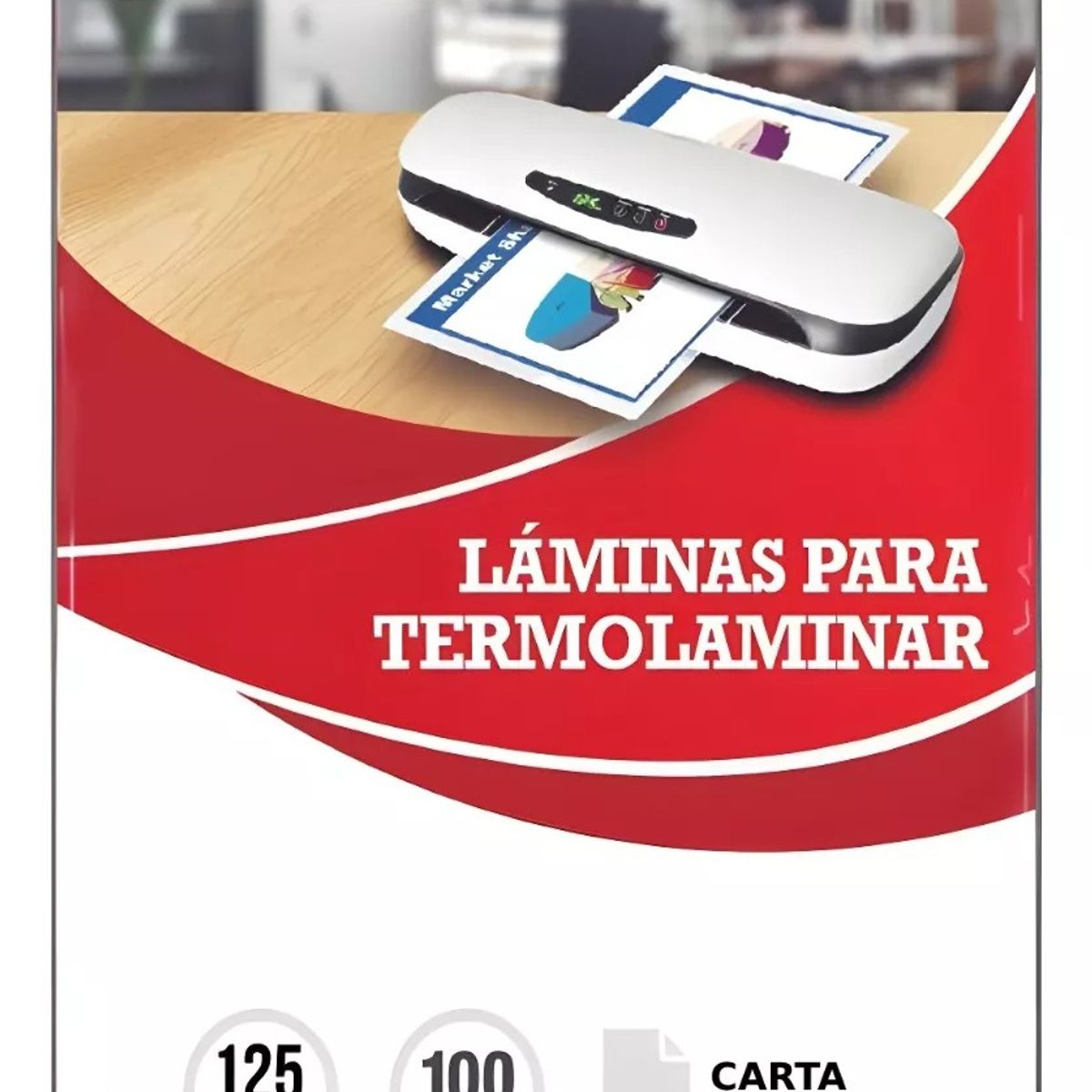GENERICO - Micas Para Termolaminar Carta 125 Mic 100 Unidades