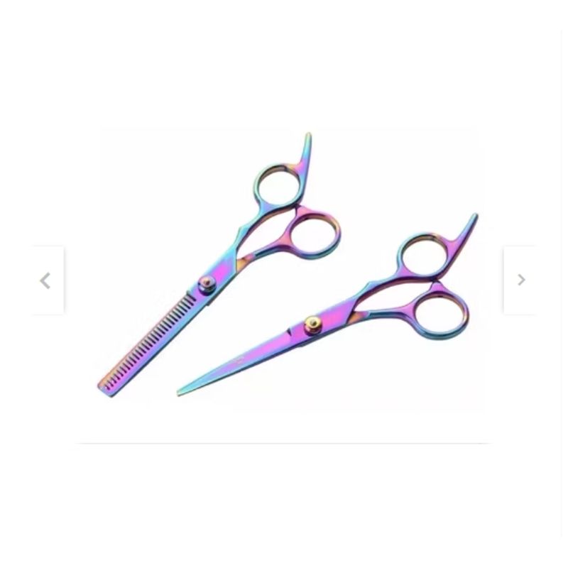 GENERICO - Set Tijera De Corte Filo Navaja Esculpidora Tornasol