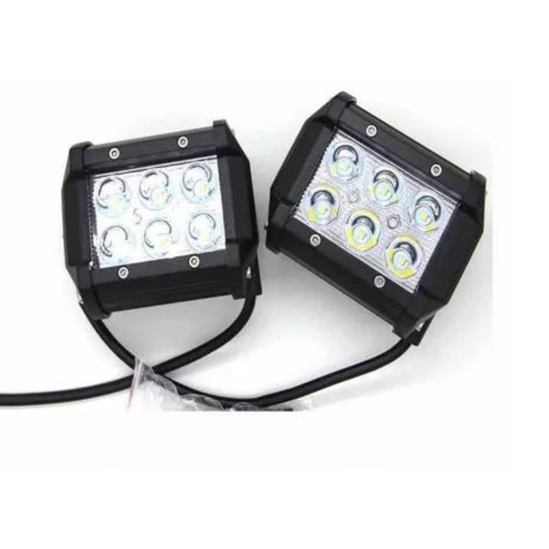 GENERICO - Foco Neblinero 6 LED Barra Recta