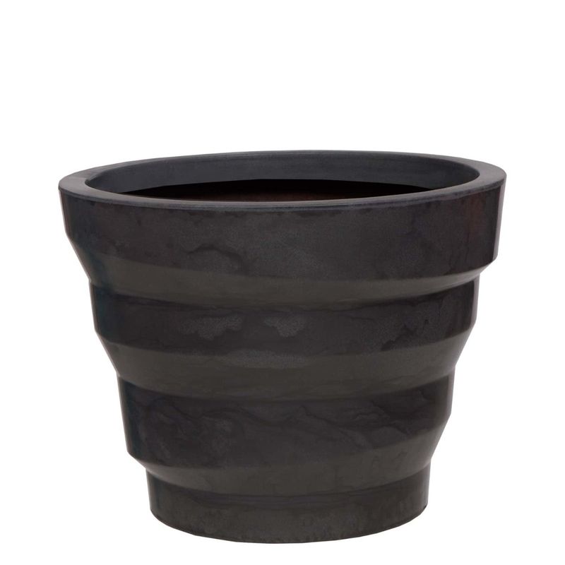 MILK - MACETERO DUNAS ANTIQUE NEGRO M