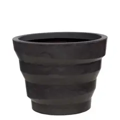 MILK - MACETERO DUNAS ANTIQUE NEGRO M
