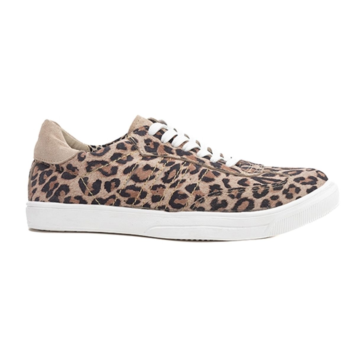 BAMISPIES - Zapatilla Bamispies Renata Leopardo Blanco