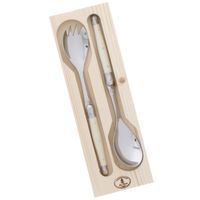 Set 2 piezas para servir ivory