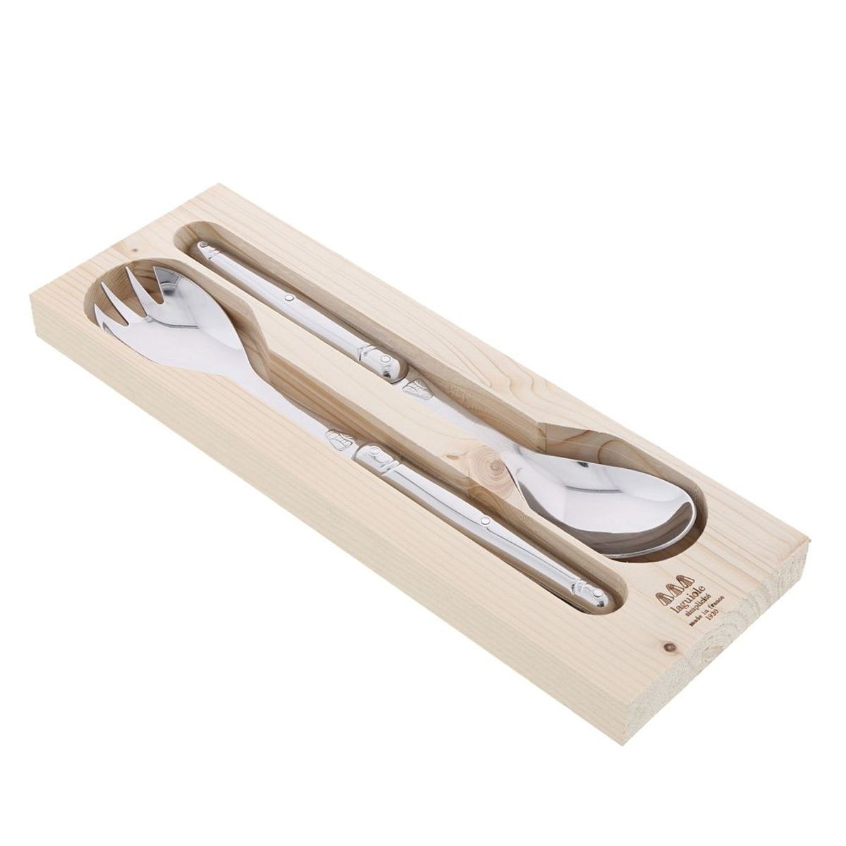 LAGUIOLE - Set 2 piezas para servir acero