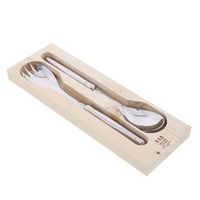 Set 2 piezas para servir acero