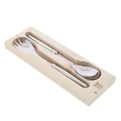 LAGUIOLE - Set 2 piezas para servir acero