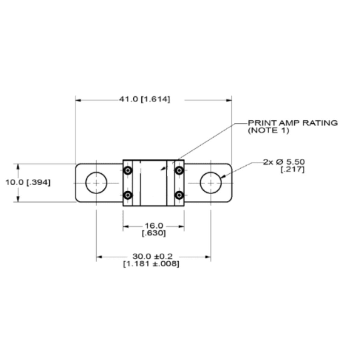 GENERICO - Fusible Midi 58V 175A Para Inversor Y Baterias En 48v