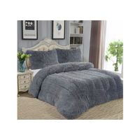 Cobertor Chiporro Peludo 2 Plazas - Gris