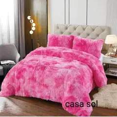 GENERICO - Cobertor Chiporro Peludo 2 Plazas - Fucsia