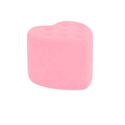 Imagen 2 del producto Puff en forma de corazón Boton palo rosa