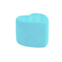 MUEBLES HVM - Puff en forma de corazón Boton Calipso