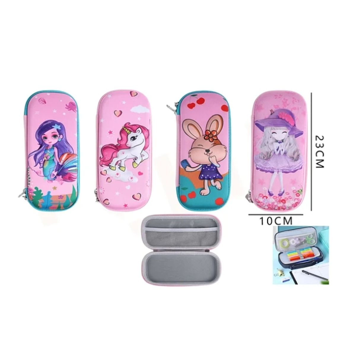 GENERICO - Estuche Diseños Rosado 2310cm