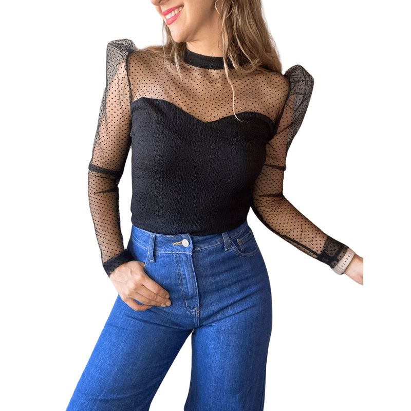 ME MATO TIENDA - Polera mujer manga larga princesa tienda Me Mató