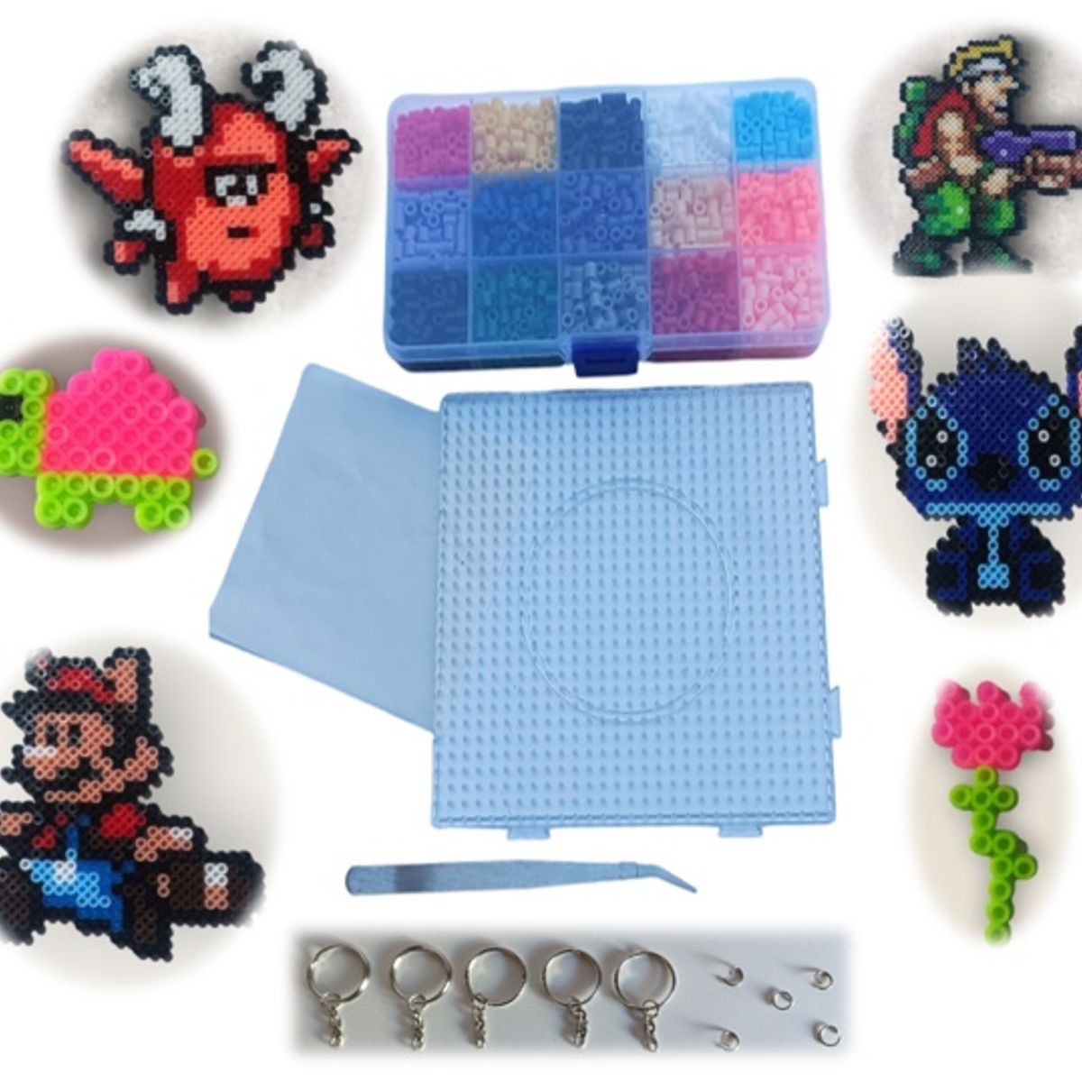 GENERICO - HAMA BEADS 5MM PACK INICIAL