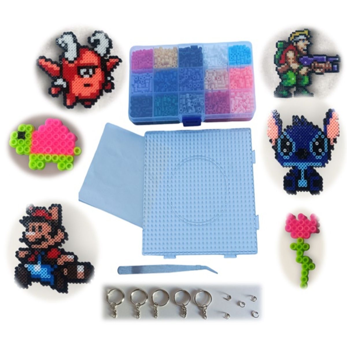 GENERICO - HAMA BEADS 5MM PACK INICIAL