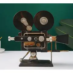 GENERICO - Proyector Antiguo Artesanía De Metal