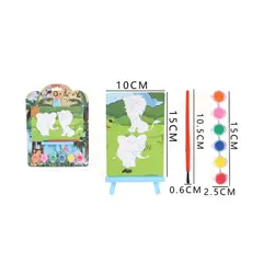 GENERICO - Set De Pintura Animales 10x15 cm