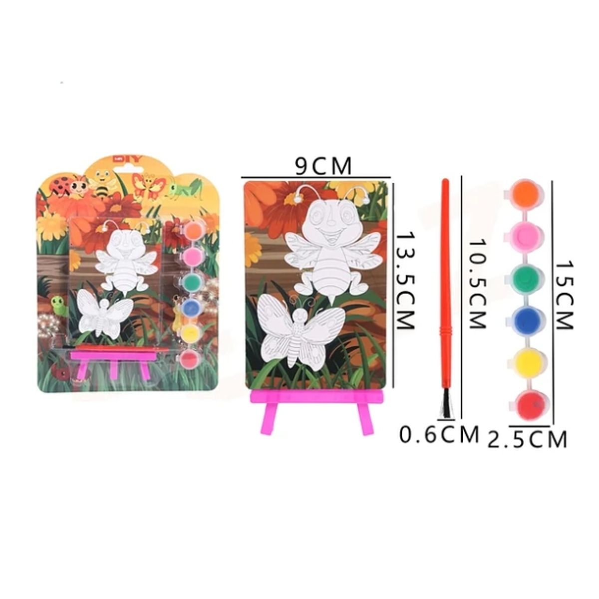 GENERICO - Set De Pintura Abeja Y Mariposa 9x135 cm