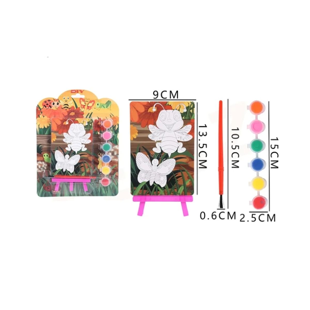 GENERICO - Set De Pintura Abeja Y Mariposa 9x135 cm