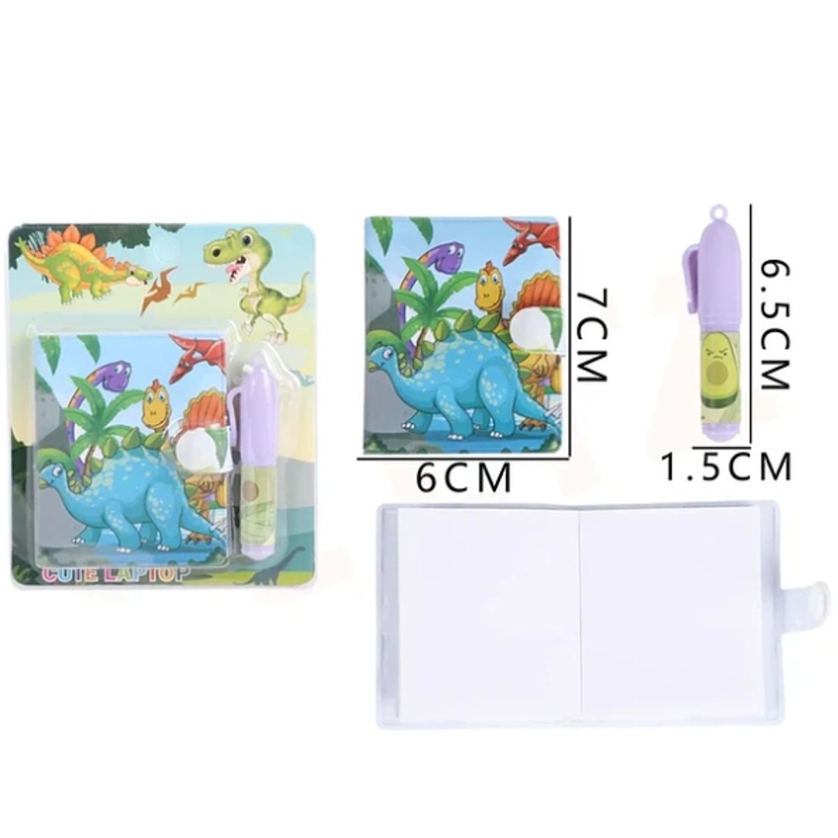 GENERICO - Mini Set Papeleria Dinosaurios