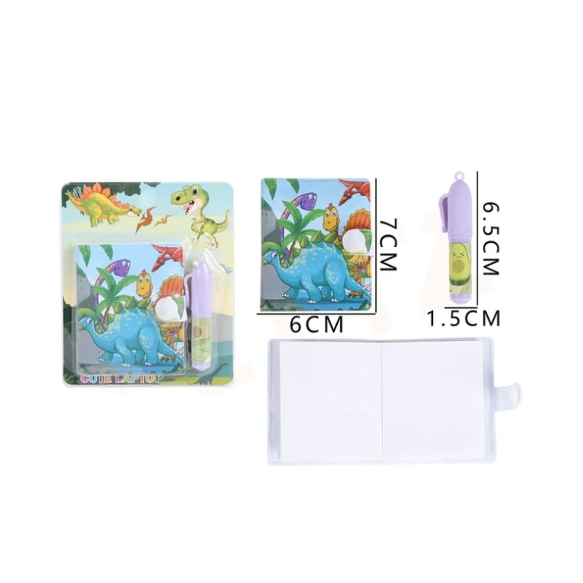 GENERICO - Mini Set Papeleria Dinosaurios