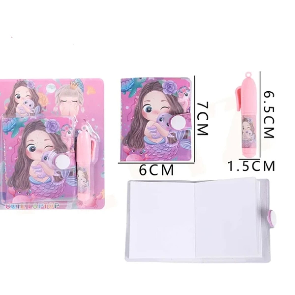 GENERICO - Mini Set Papelería Sirenas