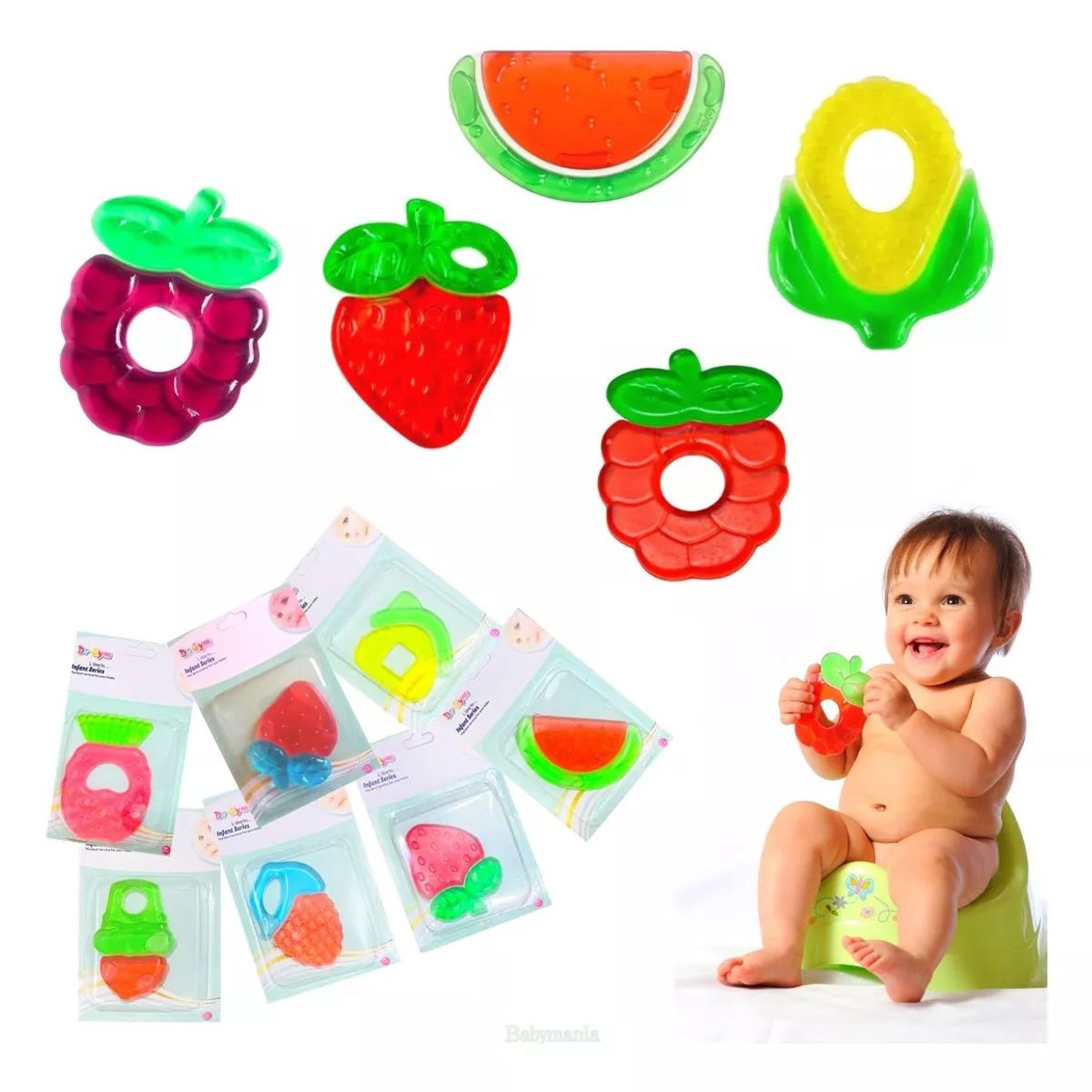GENERICO - Mordedores Refrigerables Gel Bebe