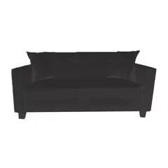 MUEBLES HVM - Sofa HVM alonso Negro Felpa 3C felpa