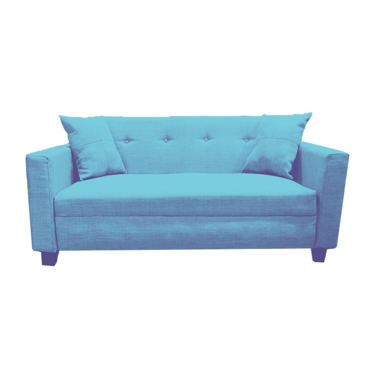 MUEBLES HVM - Sofa HVM alonso Calipso felpa 3C Felpa