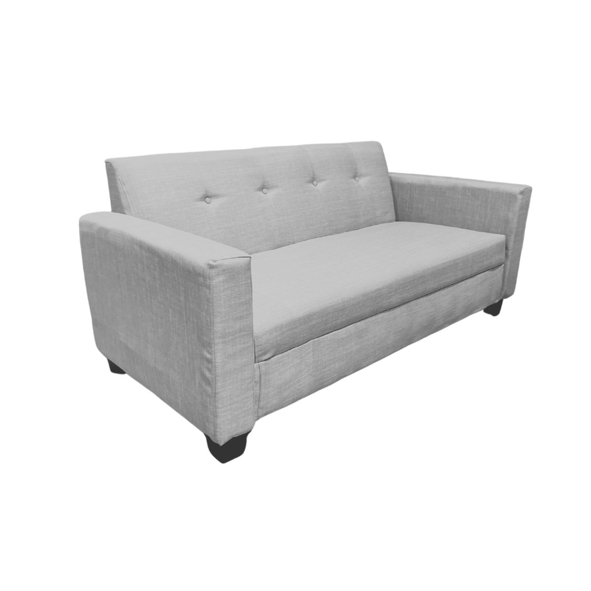 MUEBLES HVM - Sofa HVM alonso gris felpa 3C Felpa