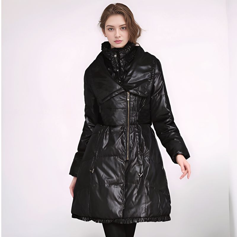 GENERAC - Chaqueta Parka Mujer Térmica Impermeable YMOSS Iconic Negro