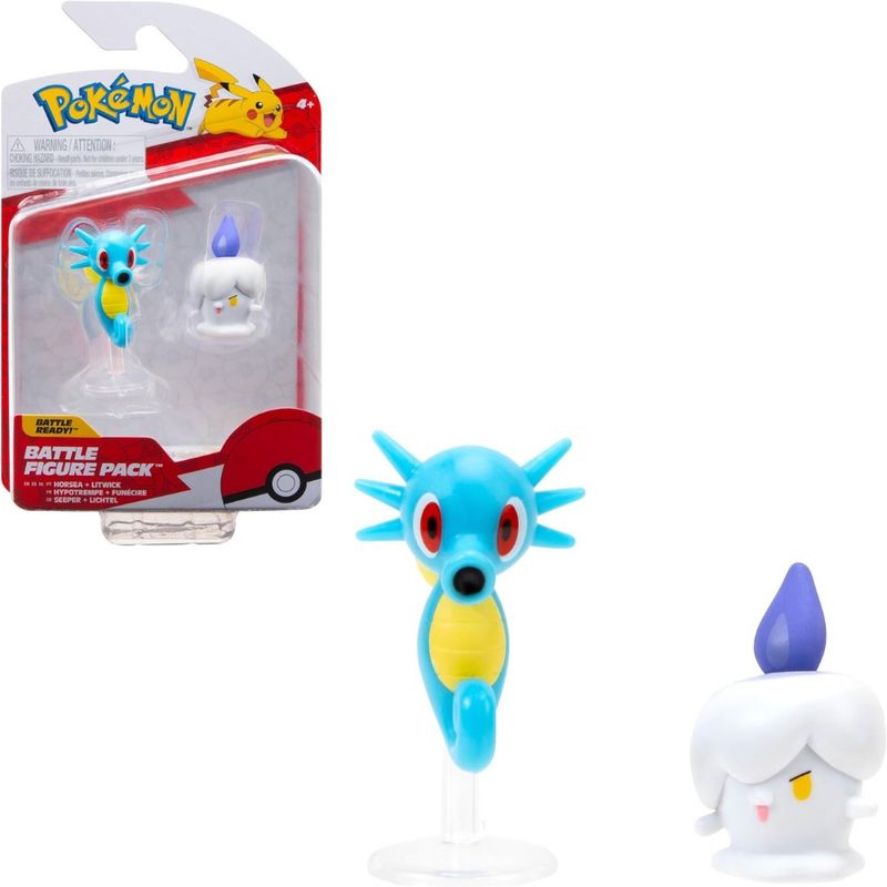 POKEMON - Pokemon Battle Figure Pack - Horsea Y Litwick