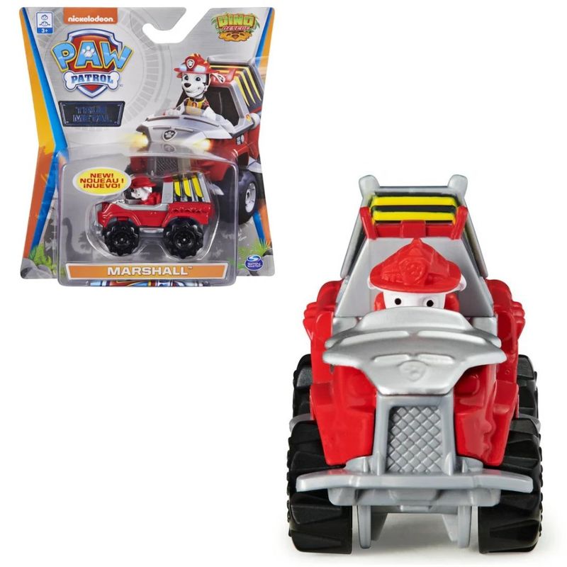 PAW PATROL - Paw Patrol Dino Rescue Vehículo Metálico Marshall