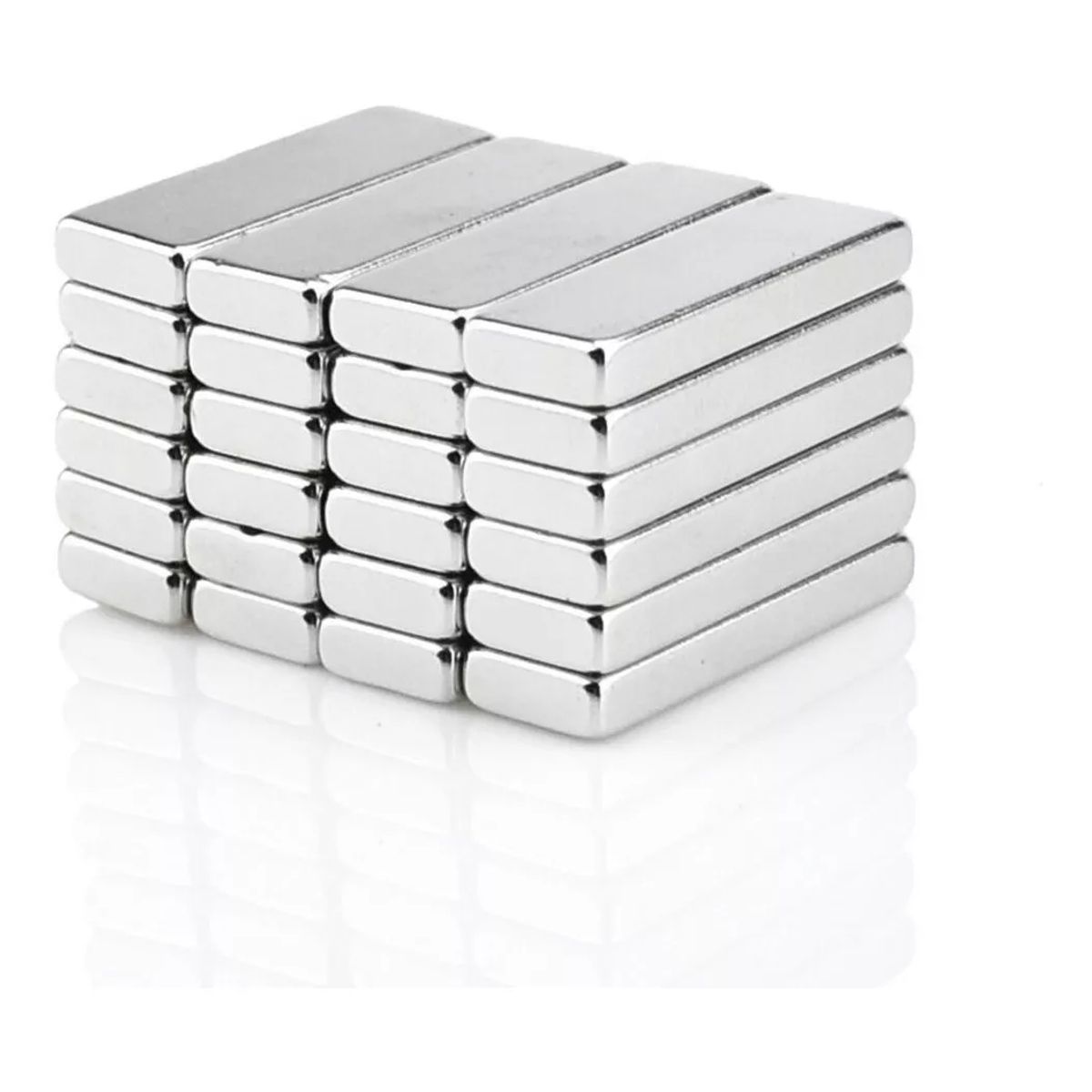 KUANGYE - Imanes neodimio Rectangular 15 Unds De 30x10x4mm